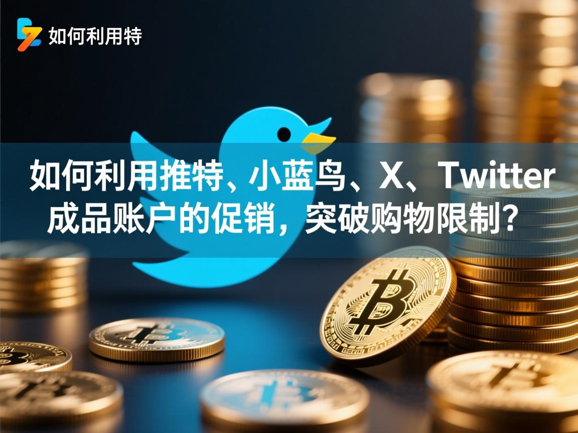 “如何利用推特、小蓝鸟、X、 Twitter成品账户的促销，突破购物限制？”