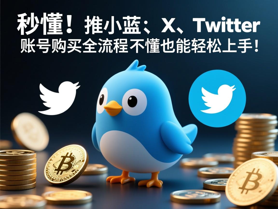 秒懂！推特、小蓝鸟、X、 Twitter账号购买全流程，不懂也能轻松上手！