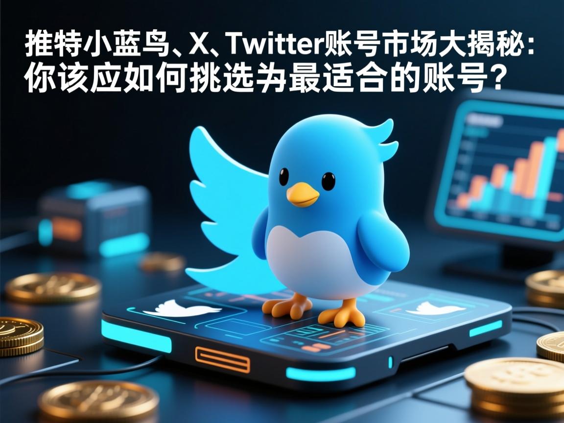 “推特、小蓝鸟、X、 Twitter账号市场大揭秘：你应该如何挑选最适合的账号？”
