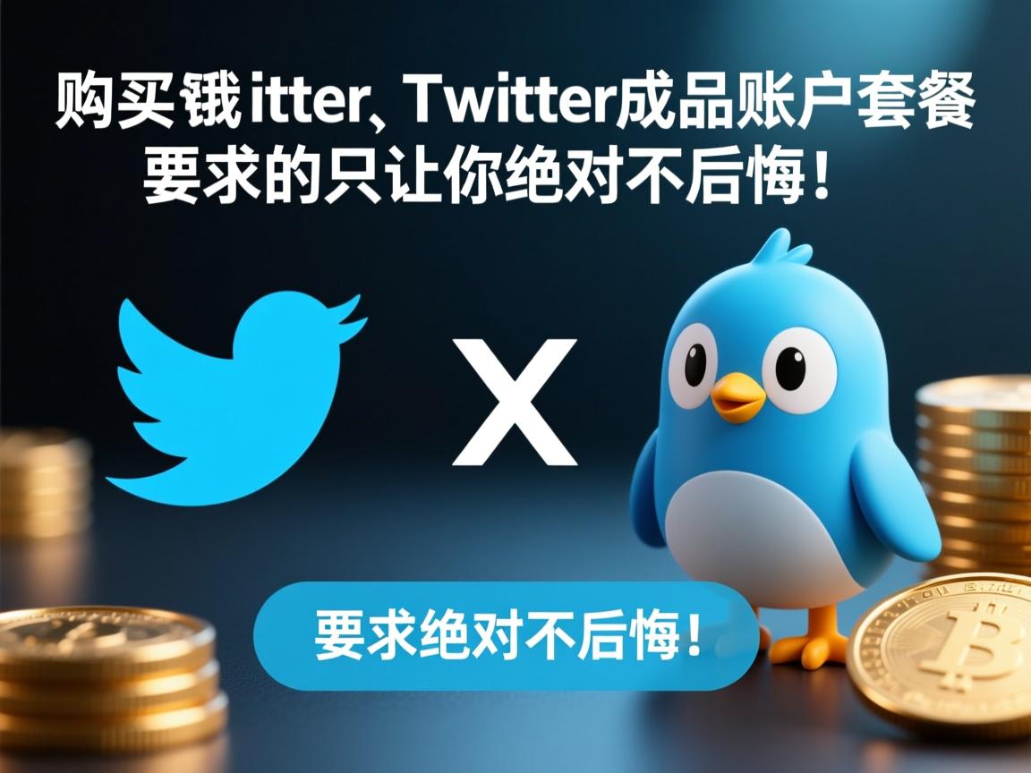 购买推特、小蓝鸟、X、 Twitter成品账户套餐的理由，让你绝对不后悔！
