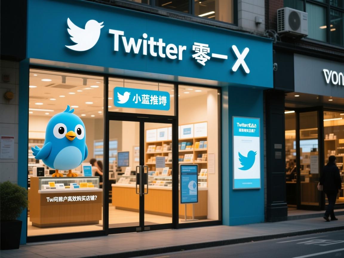 从零到一：如何通过推特、小蓝鸟、X、 Twitter成品账户高效购买店铺？
