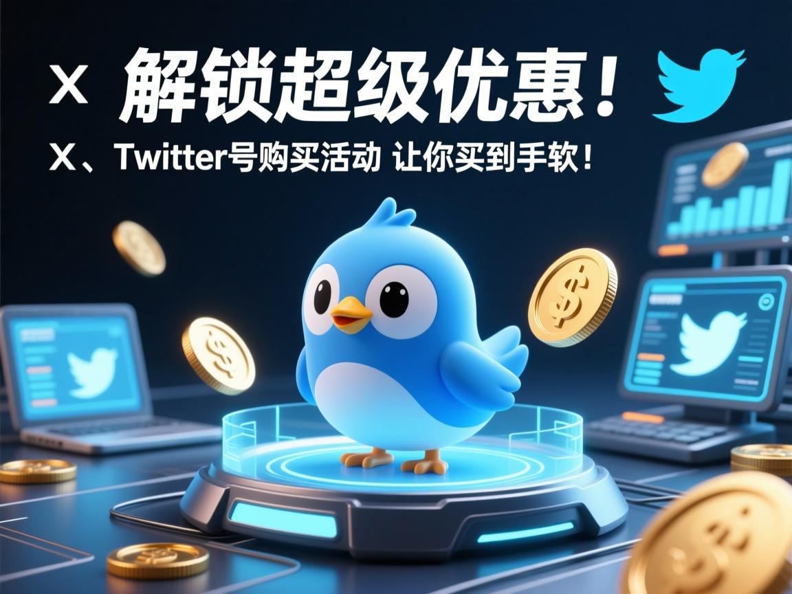 解锁超级优惠:推特、小蓝鸟、X、 Twitter号购买活动,让你买到手软!