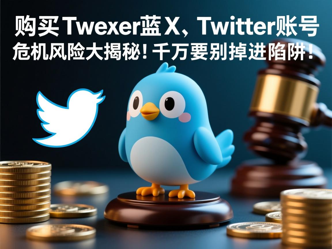 购买推特、小蓝鸟、X、 Twitter账号的危机：法律风险大揭秘，千万别掉进陷阱！
