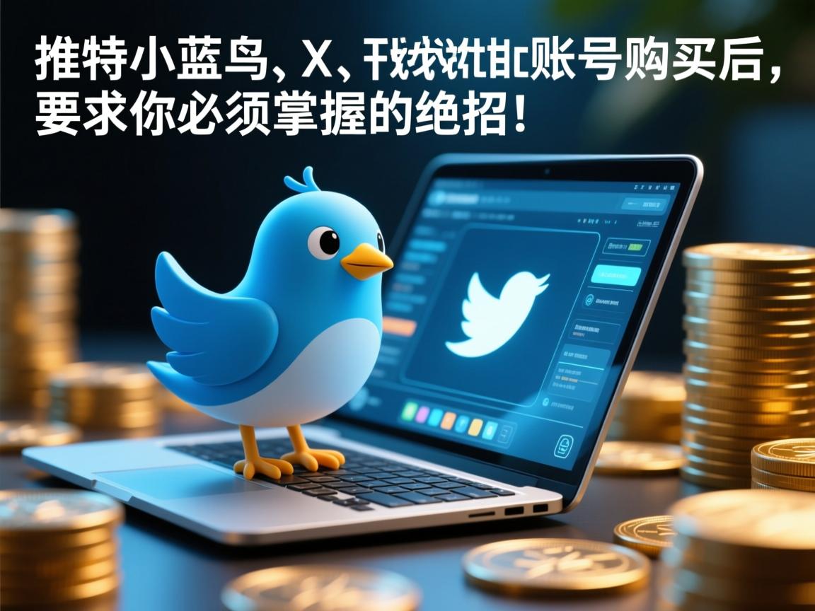 “推特、小蓝鸟、X、 Twitter账号购买后，你必须掌握的绝招！”