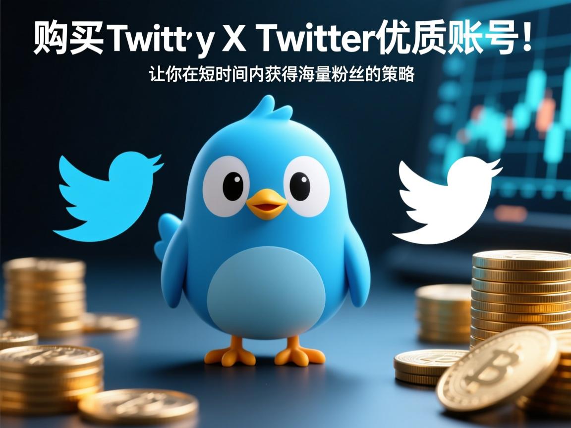 购买推特、小蓝鸟、X、 Twitter优质账号：让你在短时间内获得海量粉丝的策略