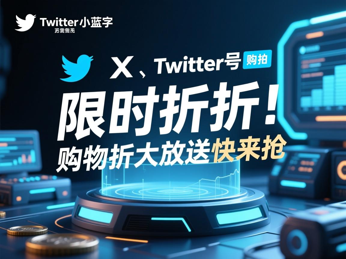 限时折扣！推特、小蓝鸟、X、 Twitter号购物折扣大放送，快来抢