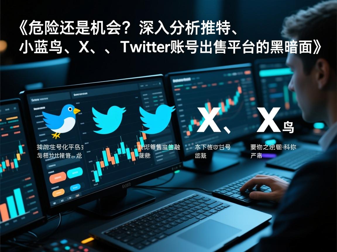 《危险还是机会？深入分析推特、小蓝鸟、X、 Twitter账号出售平台的黑暗面》