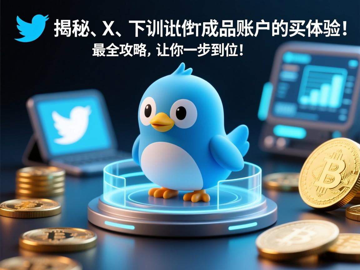 揭秘推特、小蓝鸟、X、 Twitter成品账户购买体验：最全攻略，让你一步到位！
