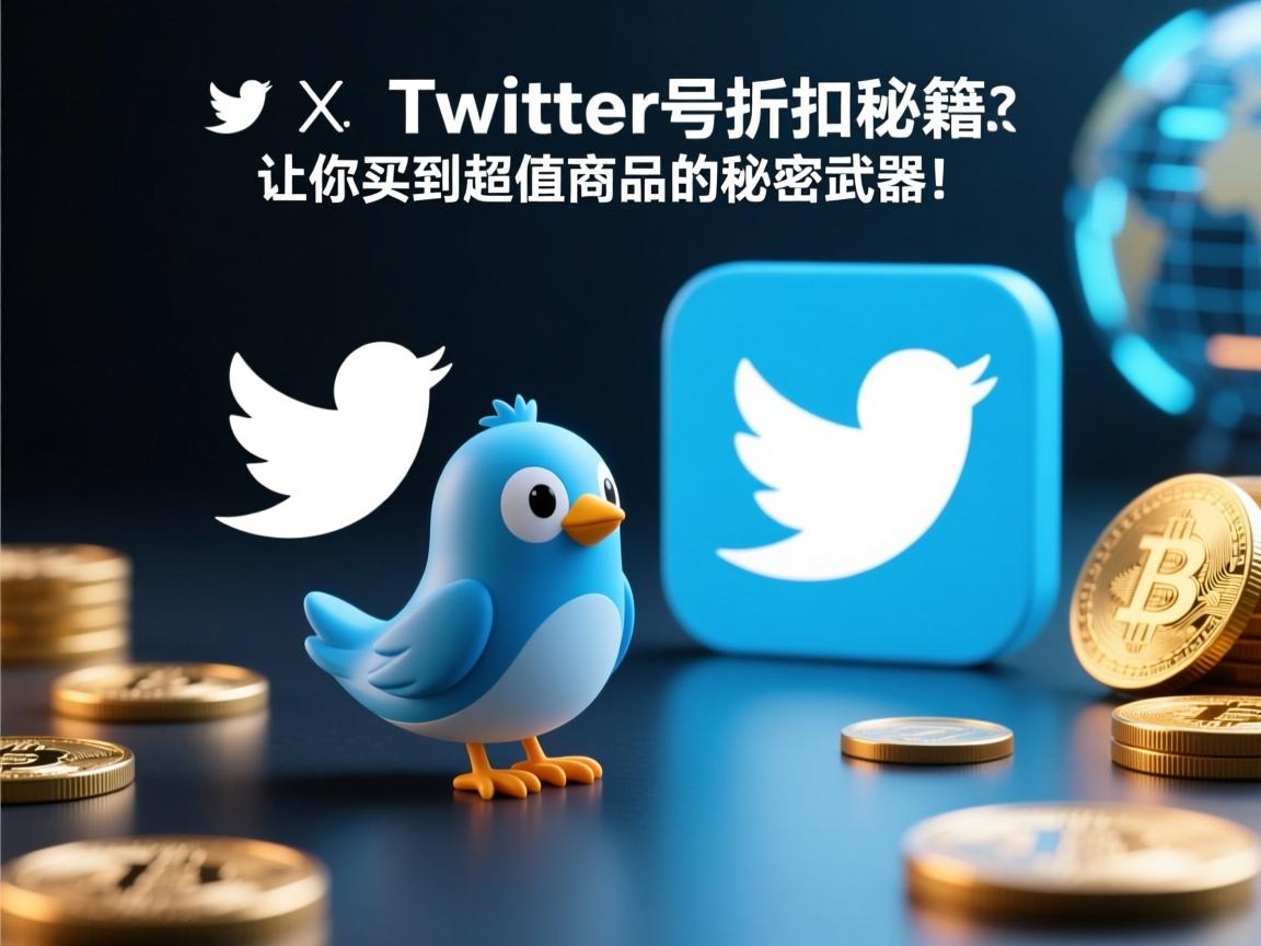 推特、小蓝鸟、X、 Twitter号折扣秘籍：让你买到超值商品的秘密武器！