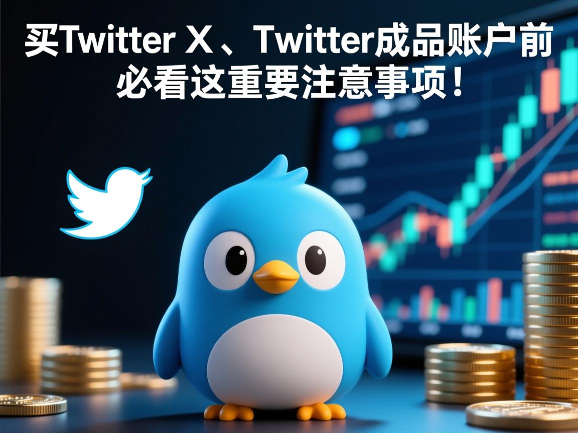 买推特、小蓝鸟、X、 Twitter成品账户前，必看这重要注意事项！