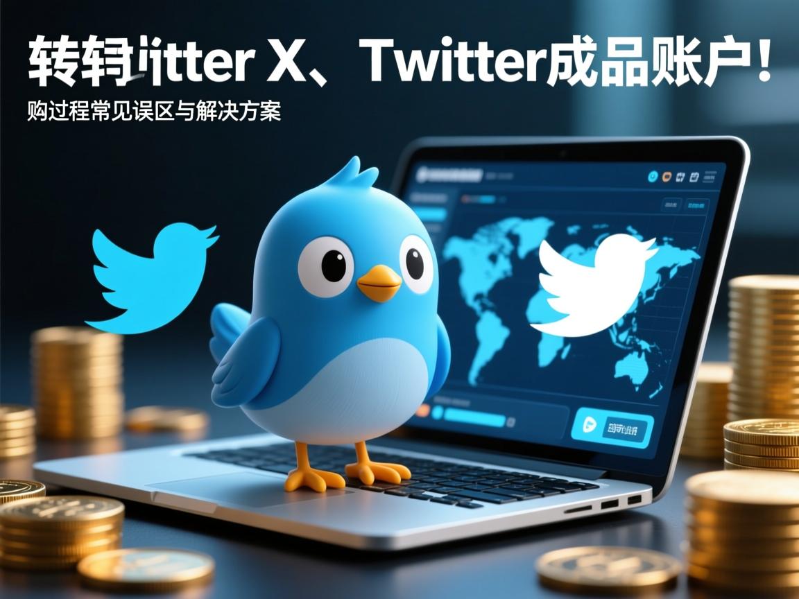 玩转推特、小蓝鸟、X、 Twitter成品账户：购买过程中的常见误区与解决方案
