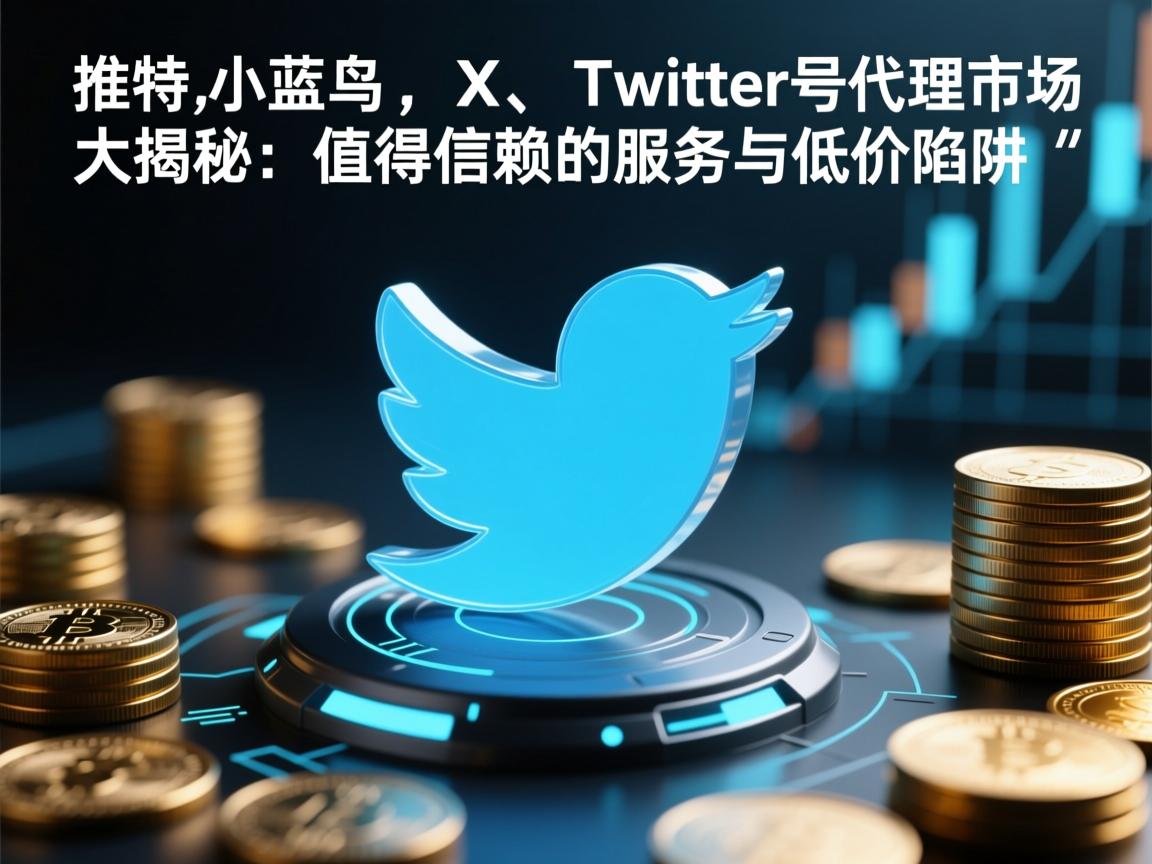 “推特、小蓝鸟、X、 Twitter号代理市场大揭秘：值得信赖的服务与低价陷阱”