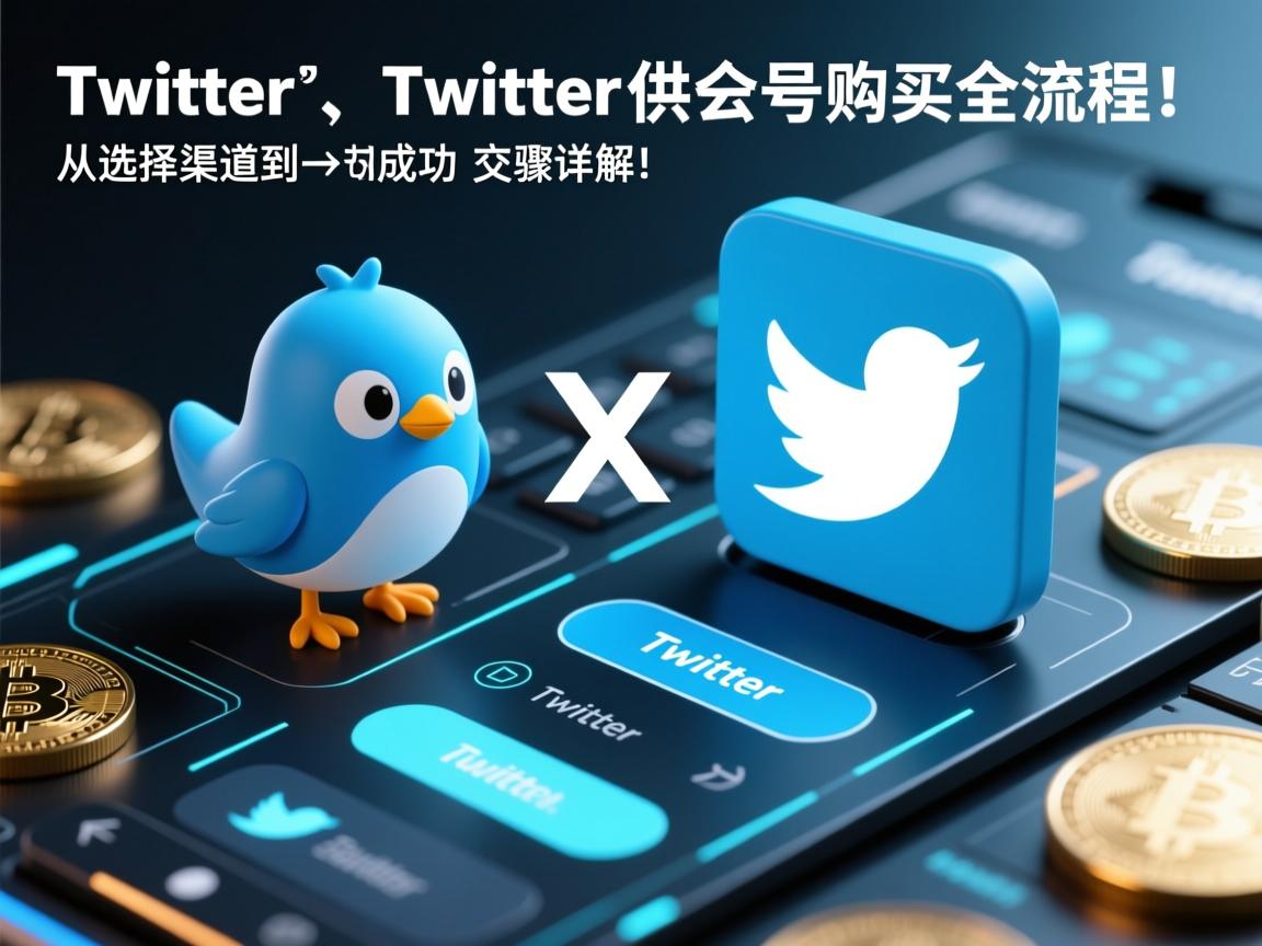 推特、小蓝鸟、X、 Twitter账号购买全流程：从选择渠道到成功交易，步骤详解！
