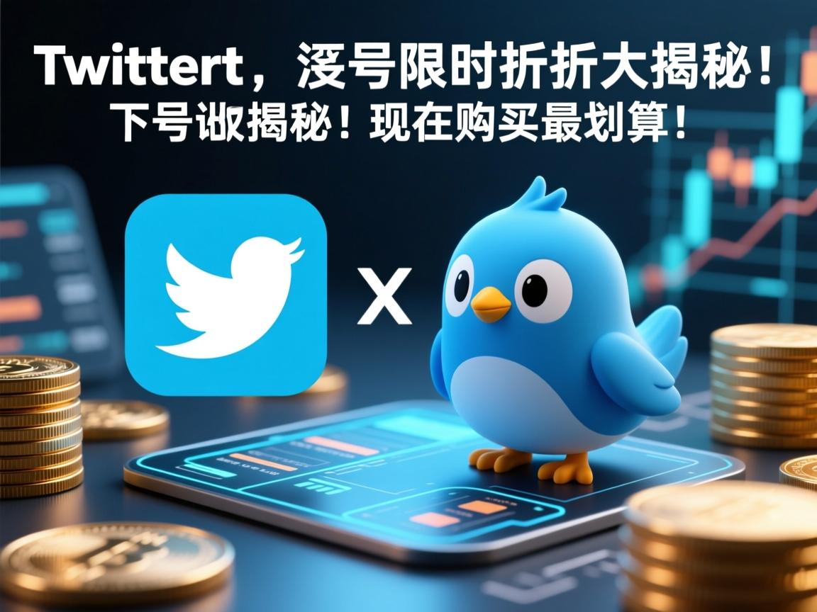推特、小蓝鸟、X、 Twitter账号限时折扣大揭秘！现在购买最划算！