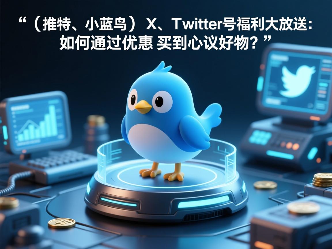 《推特、小蓝鸟、X、 Twitter号福利大放送：如何通过优惠买到心仪好物？》