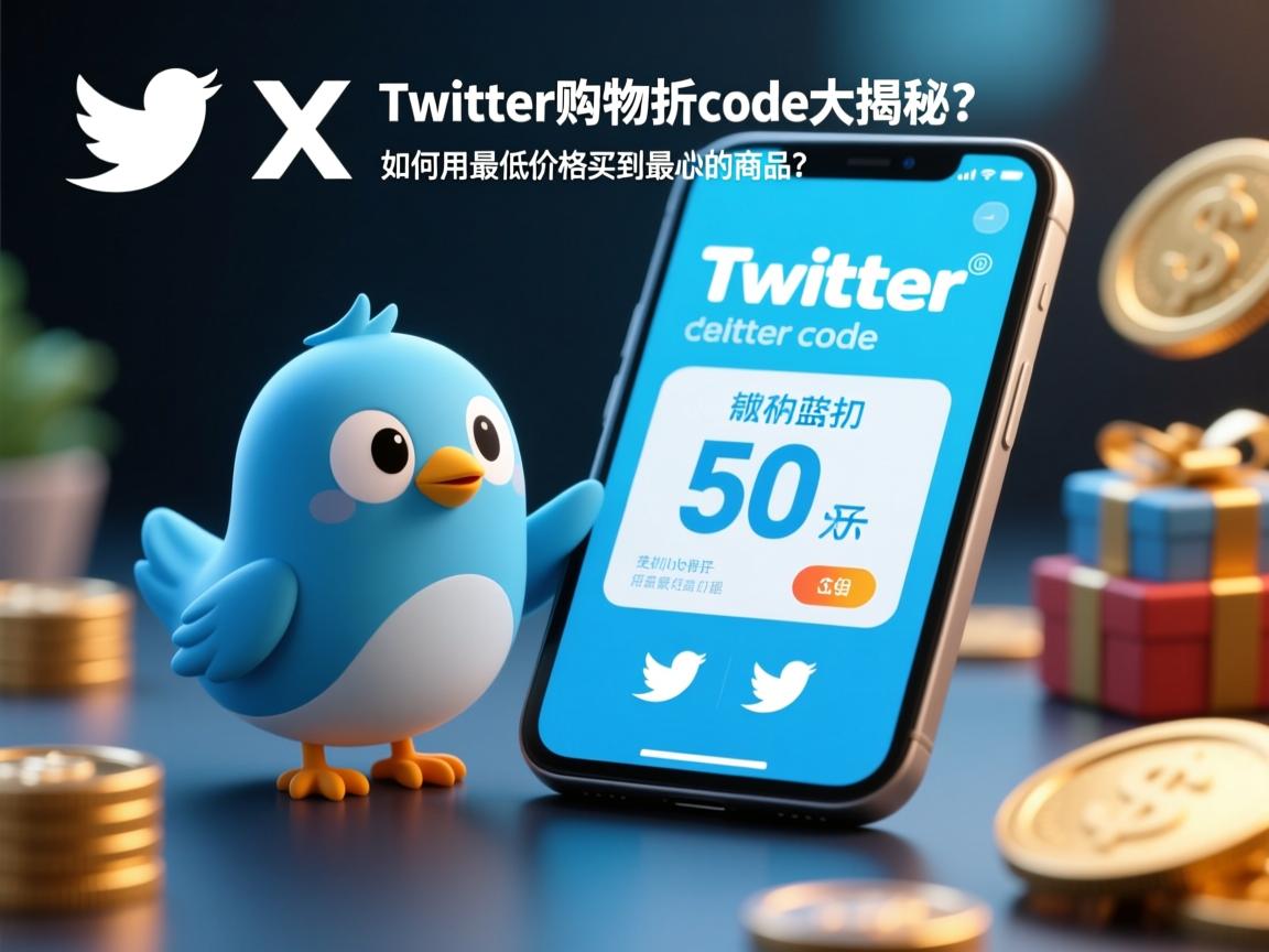 推特、小蓝鸟、X、 Twitter购物折扣码大揭秘：如何用最低价格买到最心仪的商品？