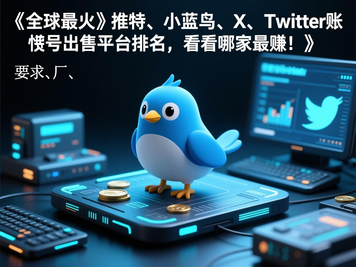 《全球最火的推特、小蓝鸟、X、 Twitter账号出售平台排名，看看哪家最赚！》