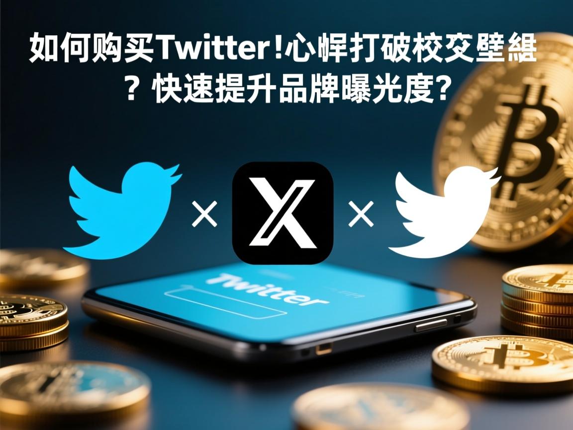 如何通过购买推特、小蓝鸟、X、 Twitter账号打破社交壁垒，快速提升品牌曝光度？