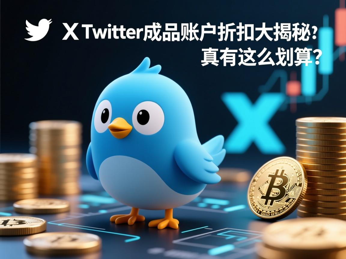 推特、小蓝鸟、X、 Twitter成品账户折扣大揭秘：真有这么划算？