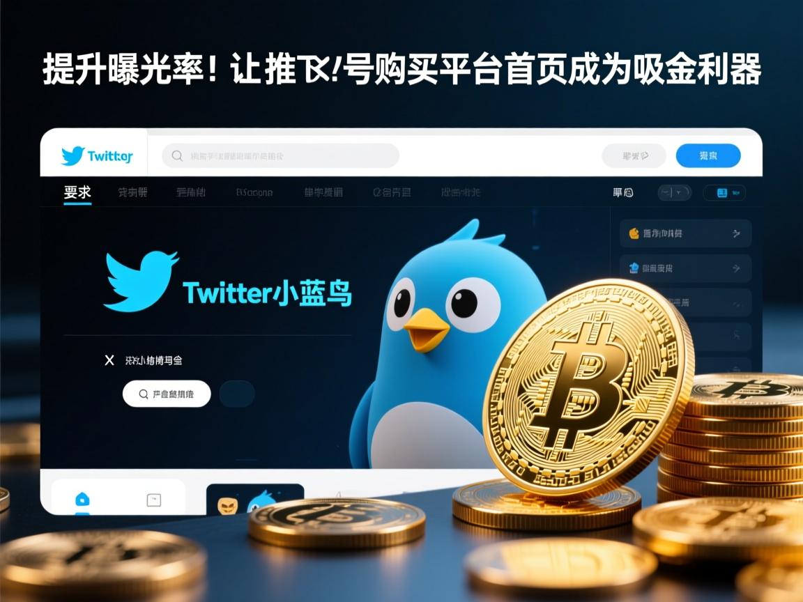 提升曝光率！让推特、小蓝鸟、X、 Twitter号购买平台首页成为吸金利器