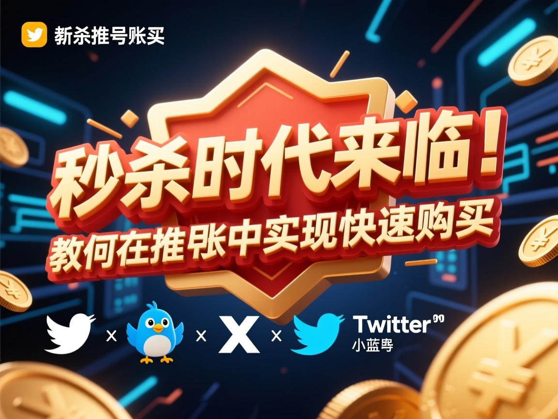 秒杀时代来临！教你如何在推特、小蓝鸟、X、 Twitter账号中实现快速购买