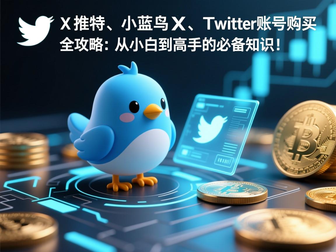《推特、小蓝鸟、X、 Twitter账号购买全攻略：从小白到高手的必备知识！》