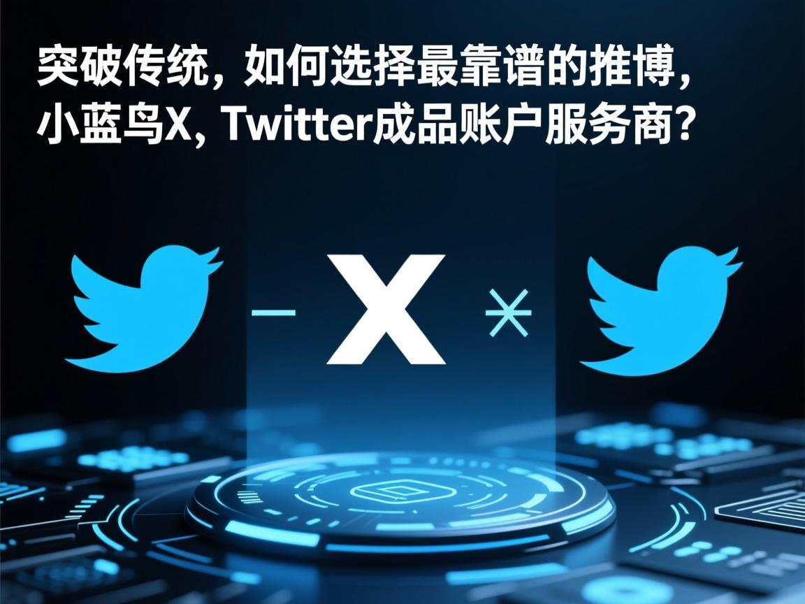 突破传统：如何选择最靠谱的推特、小蓝鸟、X、 Twitter成品账户服务商？
