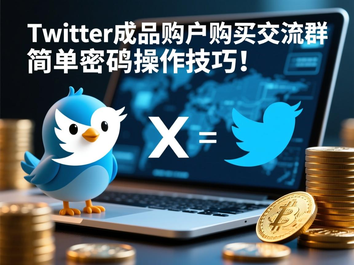 推特、小蓝鸟、X、 Twitter成品账户购买交流群的致富密码，简单易懂的操作技巧！