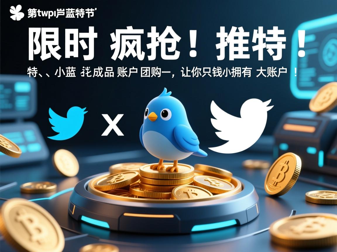 限时疯抢！推特、小蓝鸟、X、 Twitter成品账户团购，让你只花小钱拥有大账户！