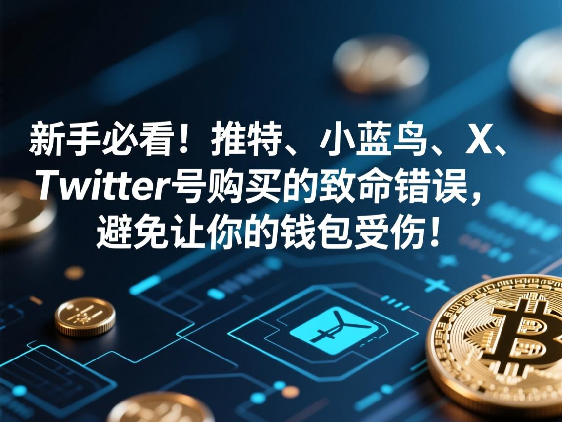 “新手必看！推特、小蓝鸟、X、 Twitter号购买的致命错误，避免让你的钱包受伤！”