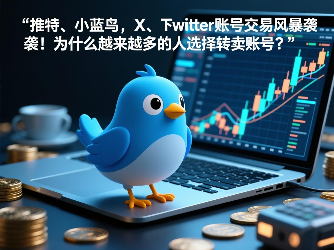 《推特、小蓝鸟、X、 Twitter账号交易风暴来袭！为什么越来越多的人选择转卖账号？》