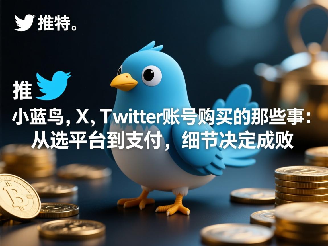 “推特、小蓝鸟、X、 Twitter账号购买的那些事:从选平台到支付,细节决定成败”