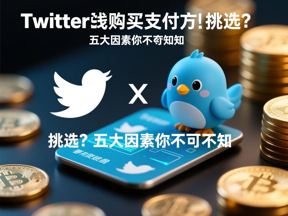 推特、小蓝鸟、X、 Twitter账号购买支付方式如何挑选?五大因素你不可不知