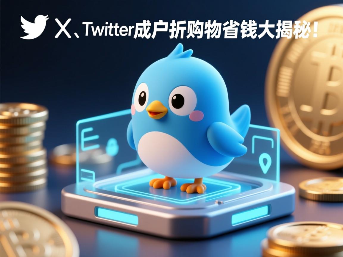 解锁推特、小蓝鸟、X、 Twitter成品账户折扣，购物省钱大揭秘！