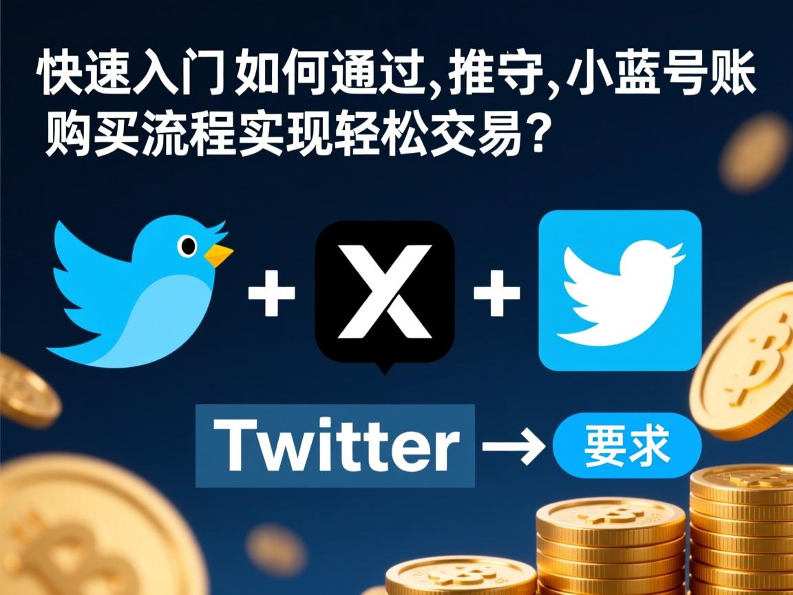 快速入门：如何通过推特、小蓝鸟、X、 Twitter账号购买流程实现轻松交易？