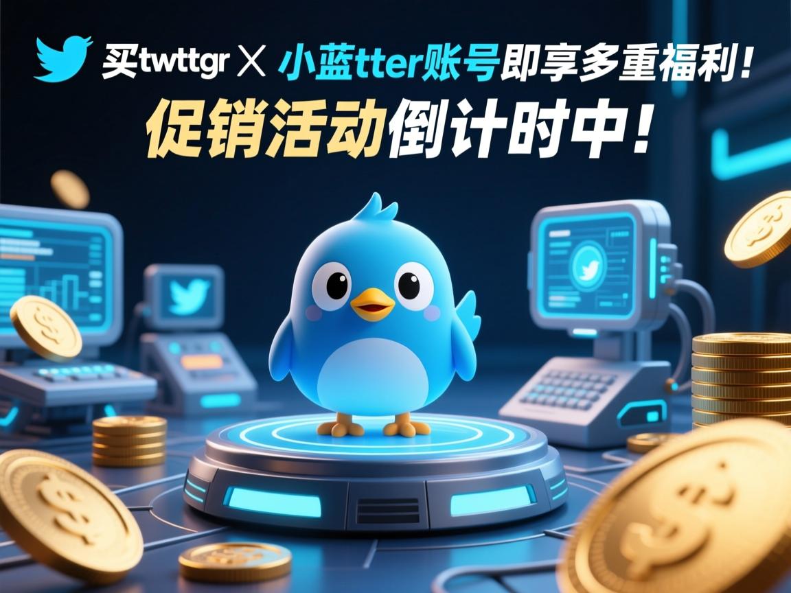 买推特、小蓝鸟、X、 Twitter账号即享多重福利！促销活动倒计时中！
