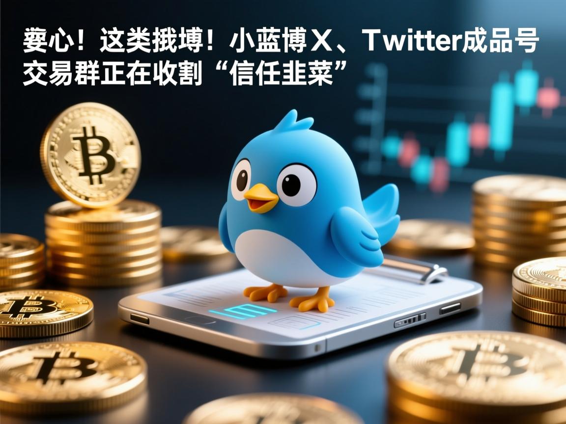 当心！这类推特、小蓝鸟、X、 Twitter成品号交易群正在收割“信任韭菜”