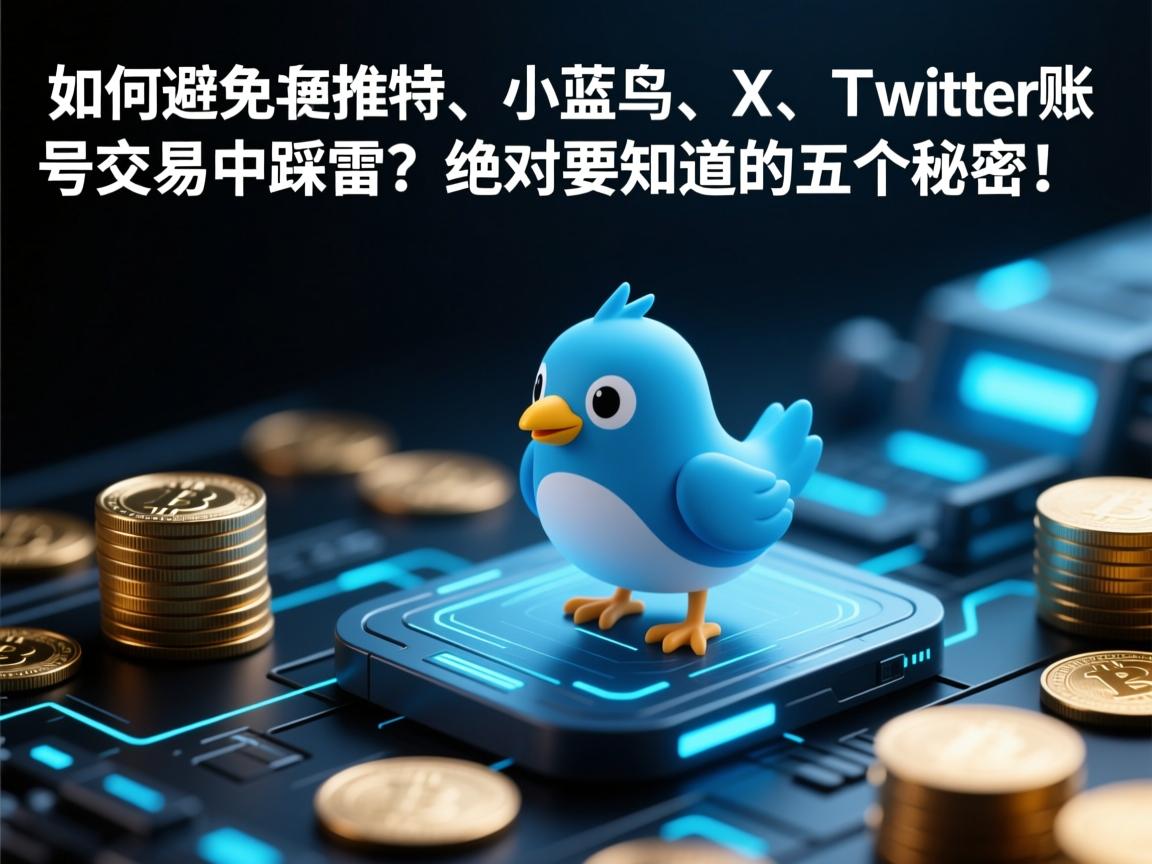 “如何避免在推特、小蓝鸟、X、 Twitter账号交易中踩雷?绝对要知道的五个秘密!”