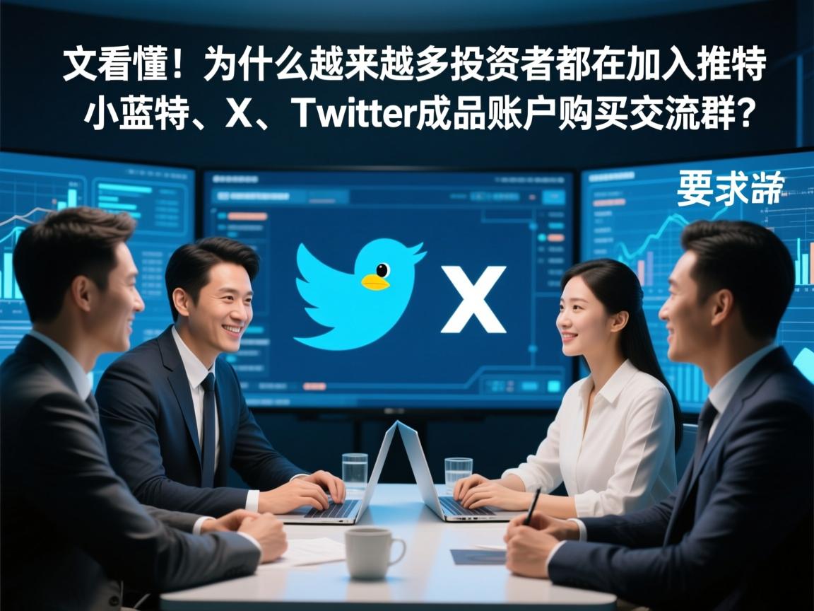 一文看懂！为什么越来越多投资者都在加入推特、小蓝鸟、X、 Twitter成品账户购买交流群？