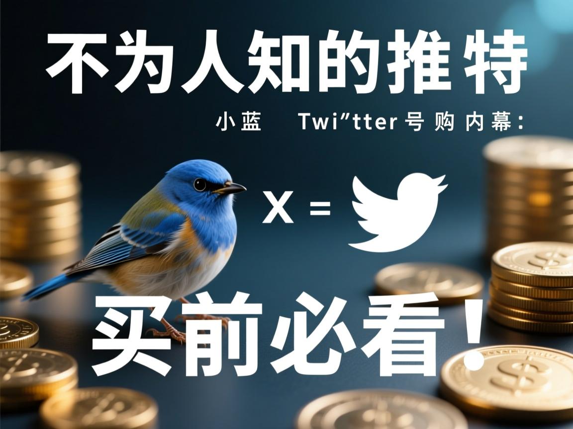 不为人知的推特、小蓝鸟、X、 Twitter号购买内幕：买前必看！