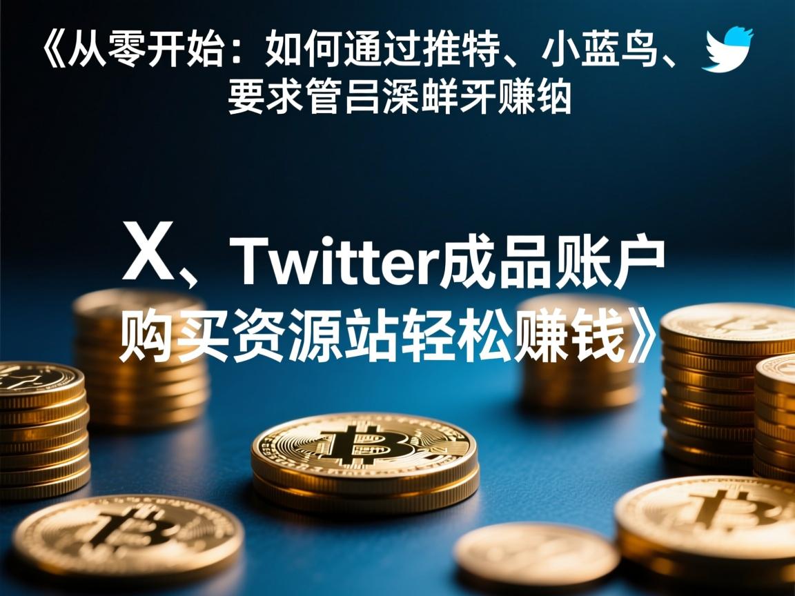 《从零开始:如何通过推特、小蓝鸟、X、 Twitter成品账户购买资源站轻松赚钱》