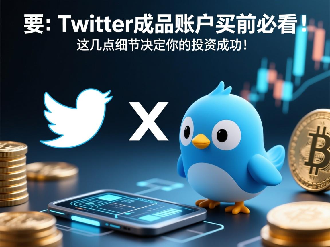 推特、小蓝鸟、X、 Twitter成品账户买前必看!这几点细节决定你的投资成功