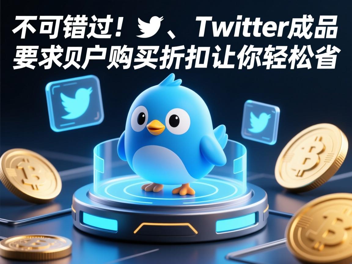不可错过！推特、小蓝鸟、X、 Twitter成品账户购买折扣让你轻松省