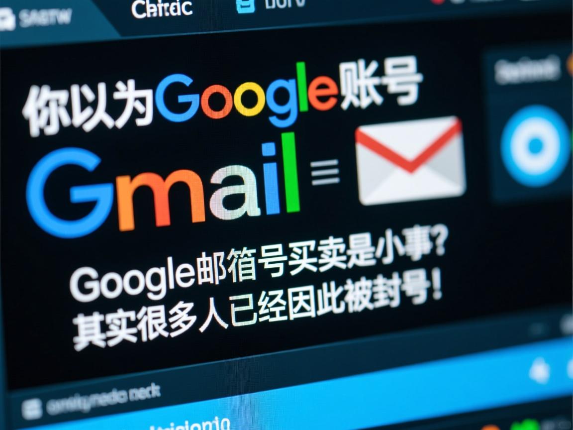 你以为谷歌账号、谷歌邮箱、gmail邮箱、google邮箱号买卖是小事？其实很多人已经因此被封号！