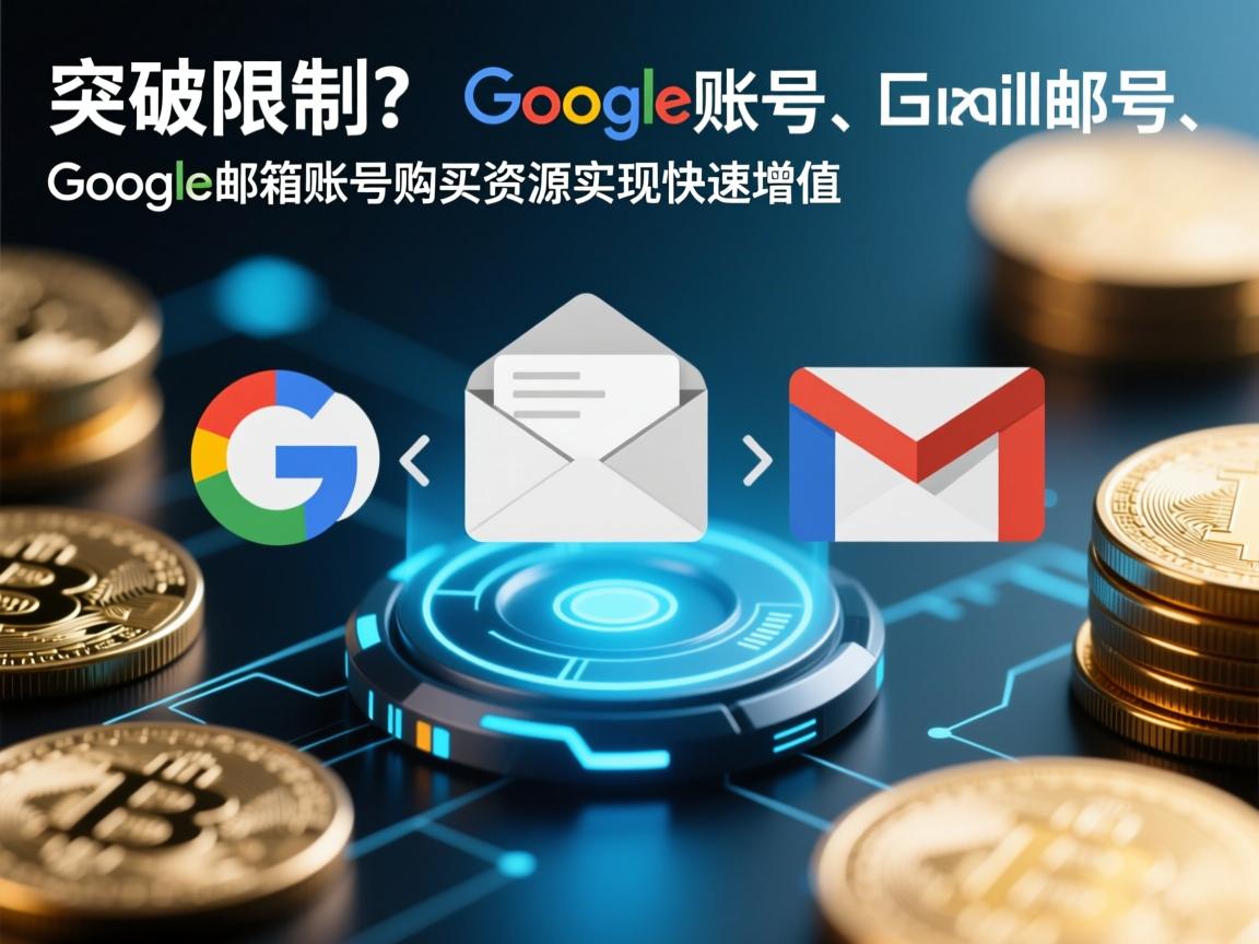 突破限制！如何通过谷歌账号、谷歌邮箱、gmail邮箱、google邮箱账号购买资源，实现快速增值