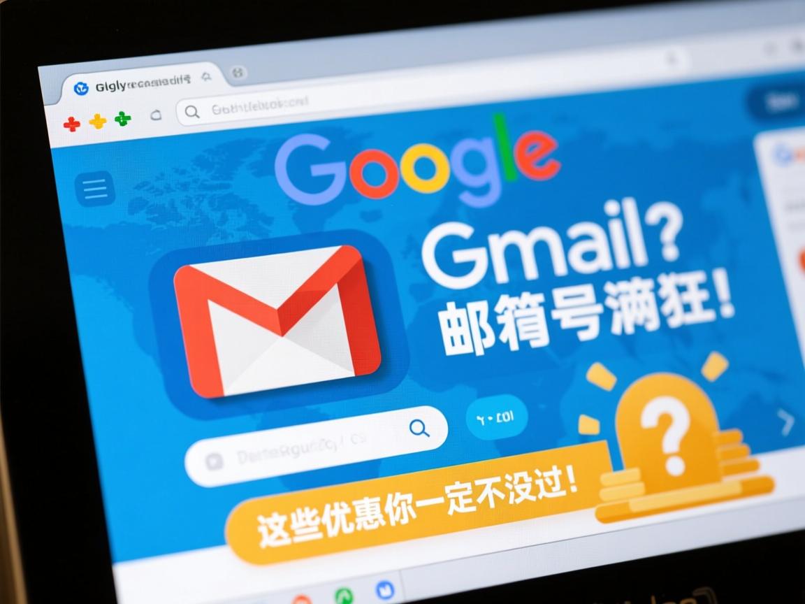 谷歌账号、谷歌邮箱、gmail邮箱、google邮箱号购买活动有多狂？这些优惠你一定没见过！