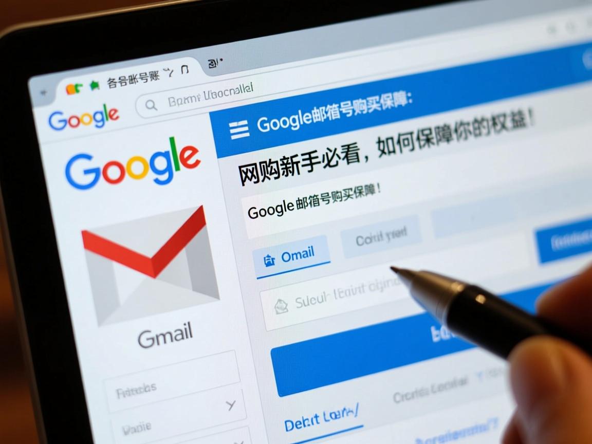 谷歌账号、谷歌邮箱、gmail邮箱、google邮箱号购买保障：网购新手必看，如何保障你的权益！