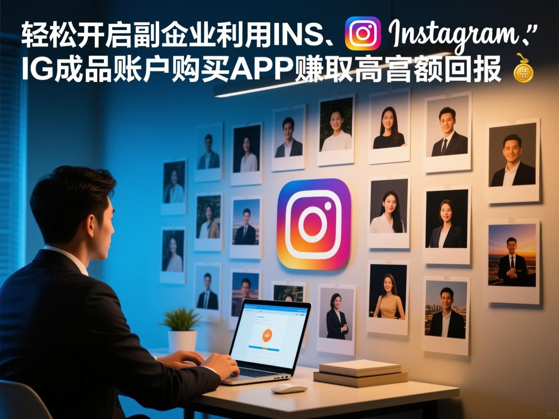 轻松开启副业，利用INS、照片墙、‎Instagram、IG成品账户购买APP赚取高额回报