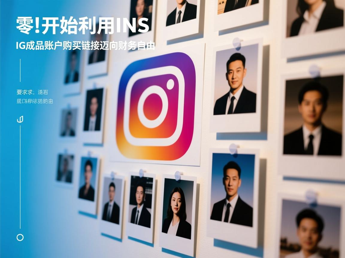 从零开始，利用INS、照片墙、‎Instagram、IG成品账户购买链接迈向财务自由