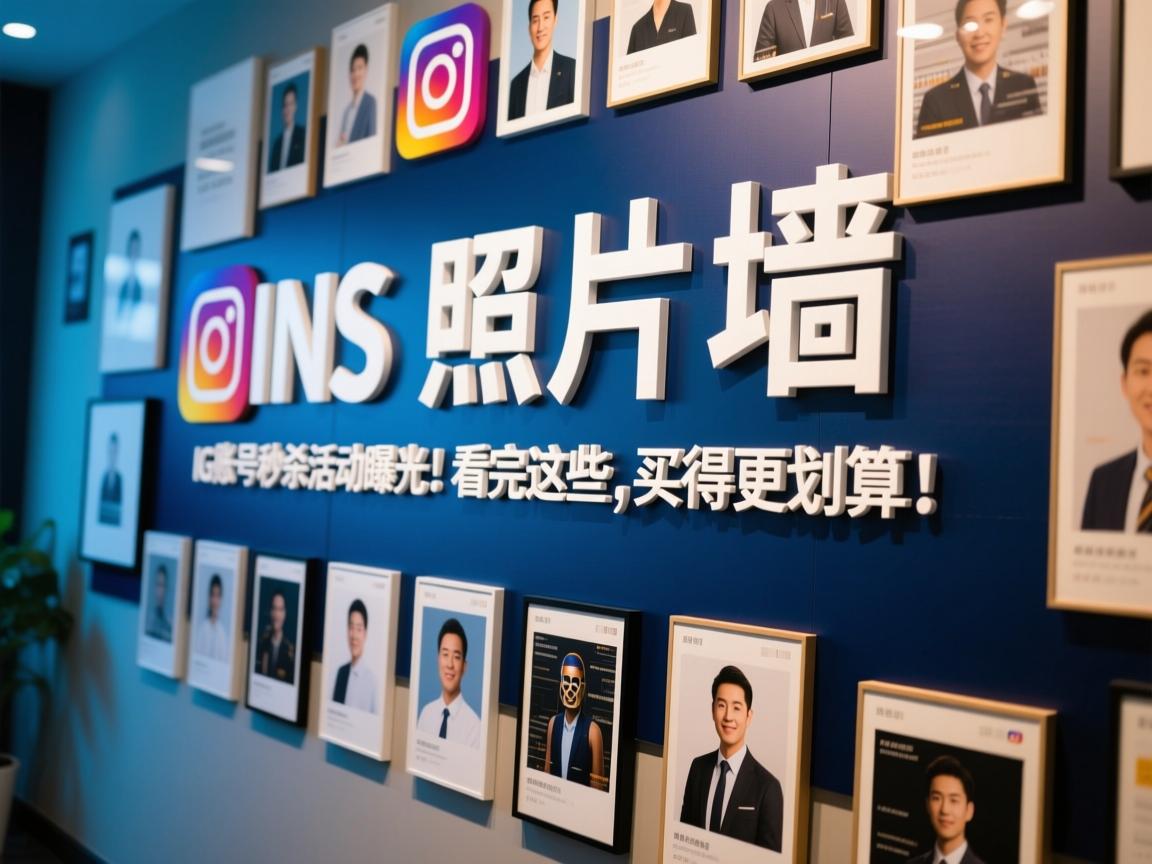 “INS、照片墙、Instagram、IG账号秒杀活动曝光!看完这些,买得更划算!”